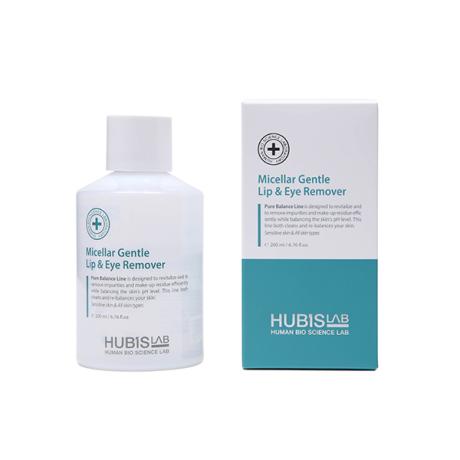 HUBISLAB Micellar Gentle Lip & Eye Remover, 200ml